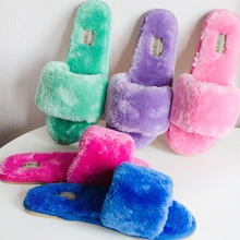 9 Colors Winter Cotton Pink Household Slippers Women Indoor Men home Shoes Plush Home Floor Pantuflas Pantofole Donna Chinelos