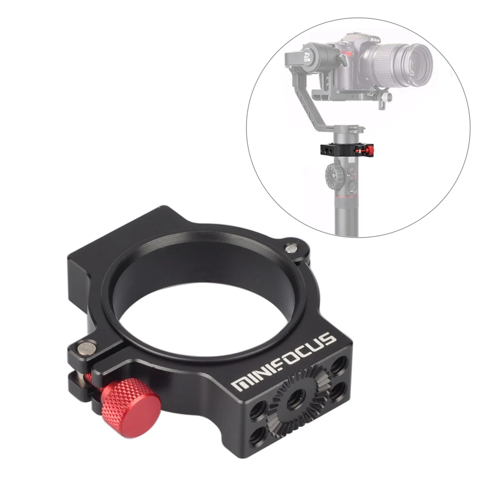 

Clamp Ring Extension Clip Mounting for Zhiyun Crane 2 Handheld Gimbal Stabilizer with Gear Rosette 1/4'' and 3/8'' Threaded Hole