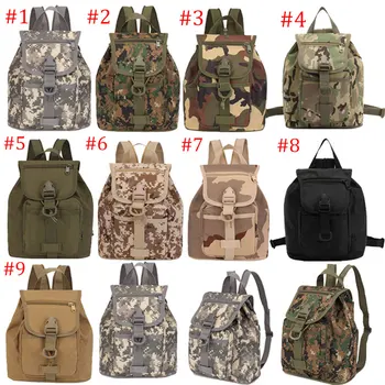 

New Multifunction Camouflage Tactical Small Backpack Unisex Leisure School Bag Cycling Climbing Shoulder Bag Best Sale-WT