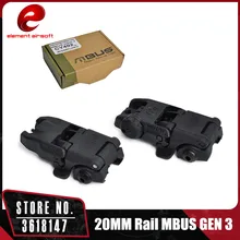 Элемент 20 мм Rail Gen3 тактический складной Anteriore/posteriore ди Sostegno ди Vibrazione Attrazioni БЮИ набор Flip-up прицел CY402