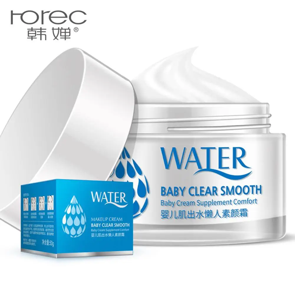 

Base Foundation Nude Make Up Face Cream Moisturizing Natural Whitening Hydrating Concealer Facial Cream Make Up Skin Care 50g