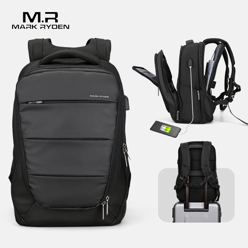 Цена Марка Райден мужские рюкзаки Mochila для ноутбука 15 дюймов мужские USB подзарядки водоотталкивающие деловые сумки