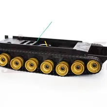 Дешевые робот танк автомобиль шасси платформа DIY гусеничный Смарт трек автомобиль для Arduino RC игрушка дистанционное управление