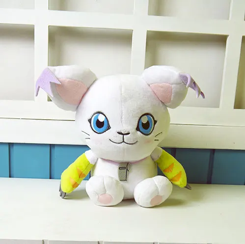 

Digital Monsters Tailmon Catoman Sitting Cosplay Mascot Toy Anime Stuffed & Plush Cartoon Doll