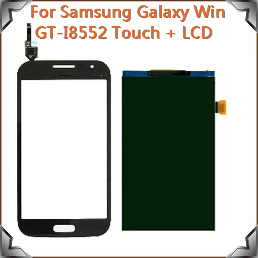 Prix pour Pour Samsung Galaxy i8552 LCD Écran D'affichage Lentille En Verre Panneau avec i8552 Écran Tactile digitizer, Livraison Gratuite!! (Noir) Prix pour Pour Samsung Galaxy i8552 LCD Écran D'affichage Lentille En Verre Panneau avec i8552 Écran Tactile digitizer, Livraison Gratuite!! (Noir)