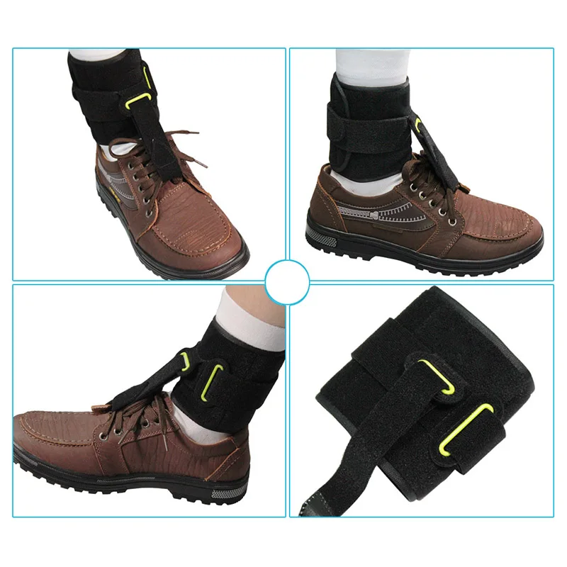 High Quality Universal Adjustable Ankle Foot Orthosis Drop Brace Bandage Strap for Plantar Fasciitis MD99