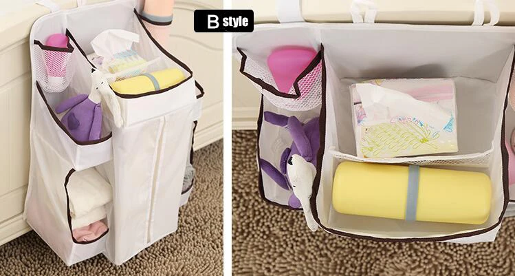 2 шт. детская подвесная сумка для хранения детская кроватка кровать органайзер для кроватки игрушечный карман для пеленок для новорожденных кроватки покрывала и покрывала