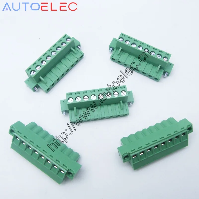 8poles Plug in Terminal Blocks PCB Connector Panel 5.08mm pitch male