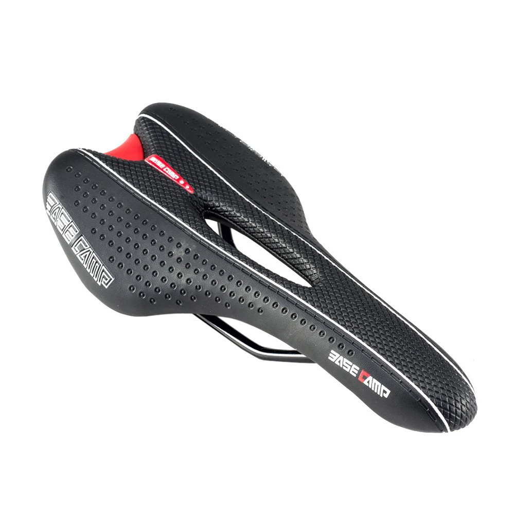 

Good deal BaseCamp Mountain Bike Bicycle Cycling Hollow Saddle Seat Cushion Black