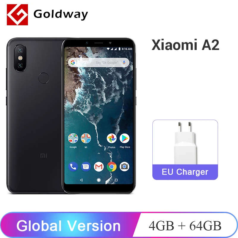 

Global Version Xiaomi Mi A2 4GB RAM 64GB ROM Smartphone Snapdragon 660 Octa Core 5.99" 19:9 Full Screen 20MP Dual AI Camera