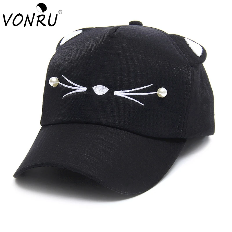 black cat ear baseball cap cute font ears cartoon ebay black cat ear baseball cap cute font ears cartoon ebay