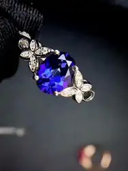 Shilovem 925 Серебряное кольцо Натуральный топаз танзанийский цвет Открытое кольцо модные ювелирные изделия для женщин 2018 Новинка оптовая