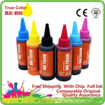 

T0481 Refill Dye Ink Kit For Epson Stylus Photo R200 R220 R300 R320 Printers Bulk Ink And Refill Ink For T0481 Ciss System