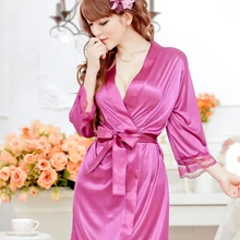 Женский летний халат из полиэстера Соблазнительная Пижама домашняя одежда халаты пижамы для женщин s 5802