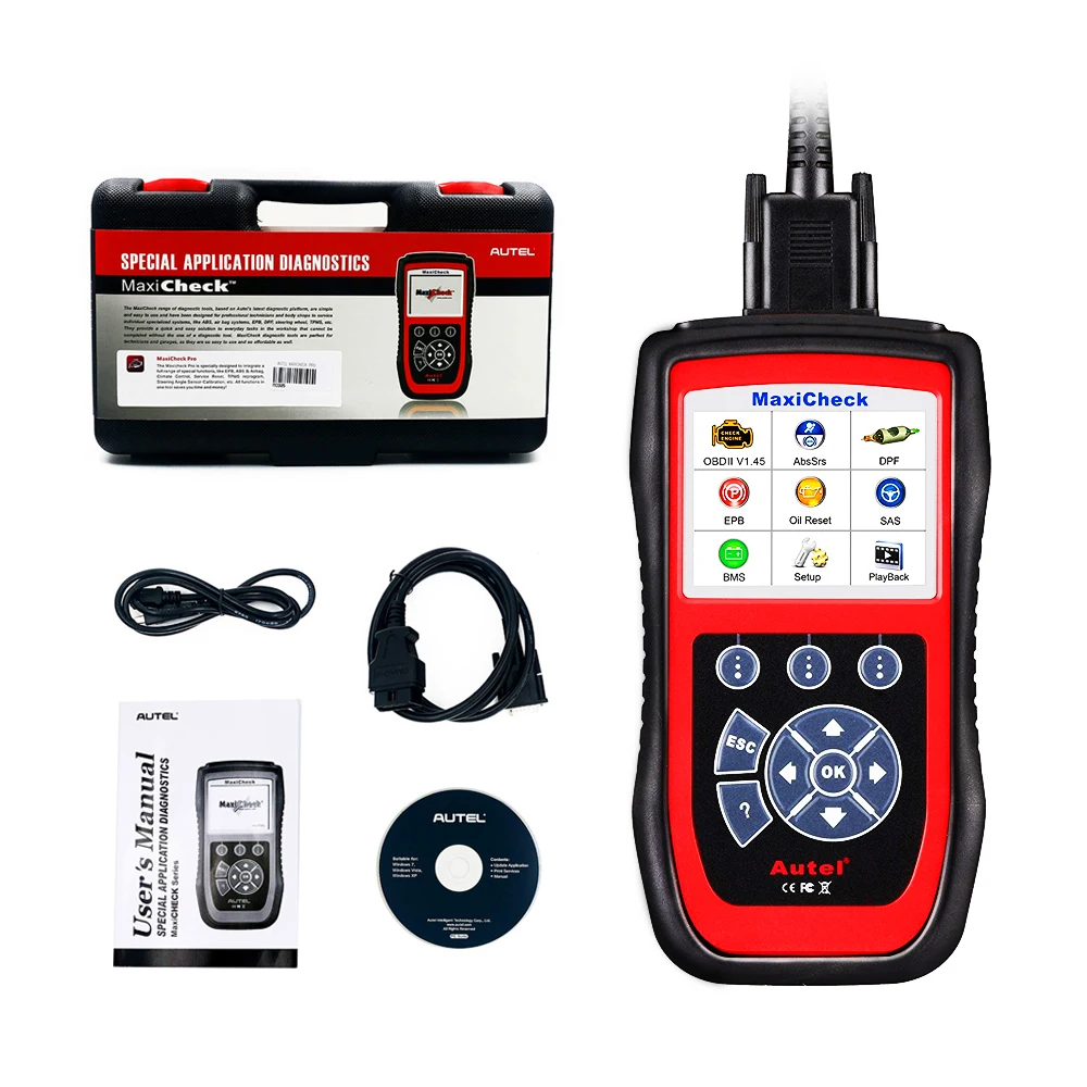 Autel maxichek Pro OBD2 сканер автомобильный диагностический инструмент EPB/ABS/SRS/SAS/Подушка безопасности/сброс масла/BMS/DPF код читателя Automotivo