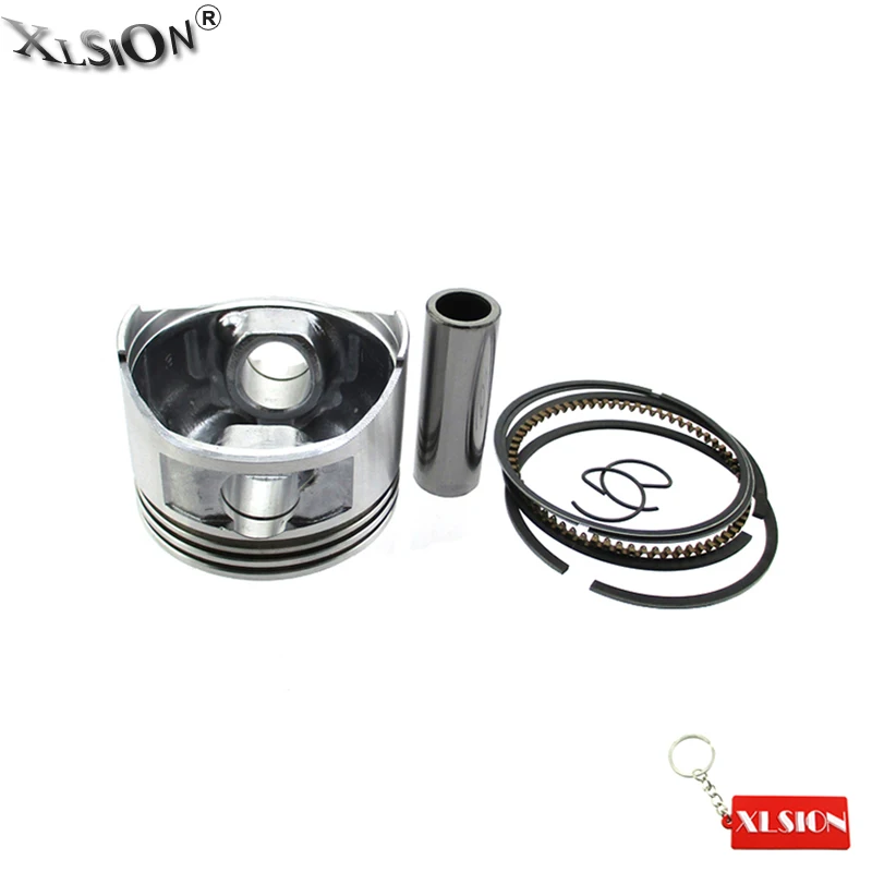 

XLSION Aftermarket 68mm Standard Sized Piston Ring Set For Honda GX160 5.5HP GX200 6.5HP Mini Bike Go Cart