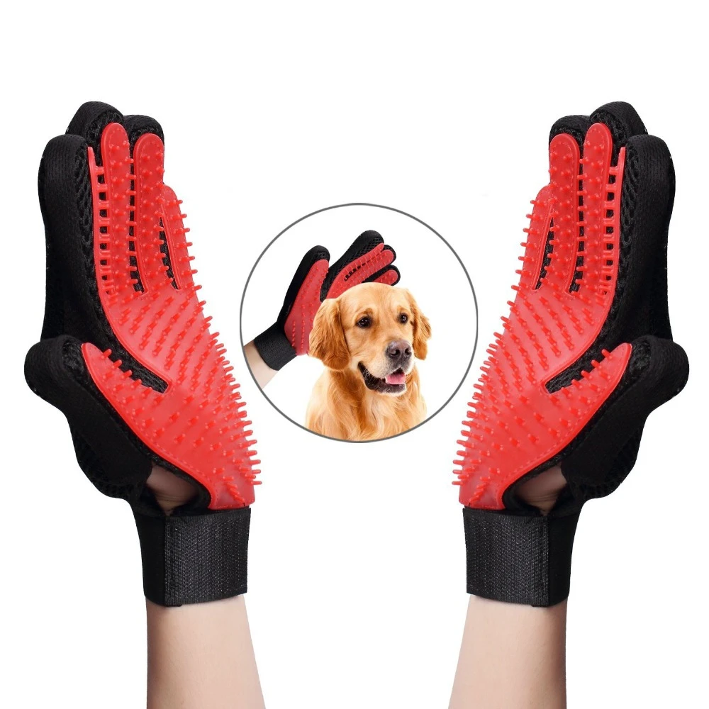 Guante De Aseo Para Perros Guantes De Cepillo Para Quitar El Guante De Aseo Para Perros Guantes De Cepillo Para Quitar El