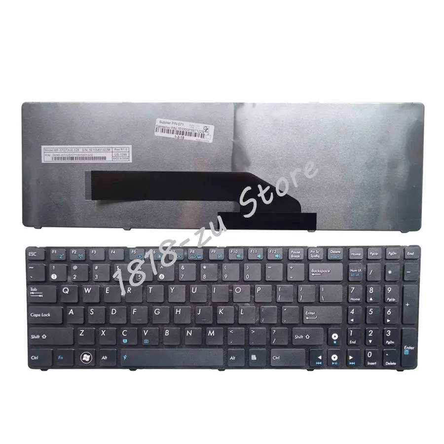 

YALUZU NEW English Laptop keyboard FOR ASUS K70I K70ID F90 F50 F52 F52q X5DC X5DIJ X50IJ X5DIN K50 K50IN K61 black US keyboard