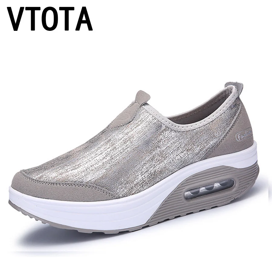 VTOTA Women Platform Shoes Spring Summer Flats Women Loafers Slip On Shoes Women Tenis Feminino Casual Shoes Woman Sneakers G18 VTOTA Women Platform Shoes Spring Summer Flats Women Loafers Slip On Shoes Women Tenis Feminino Casual Shoes Woman Sneakers G18