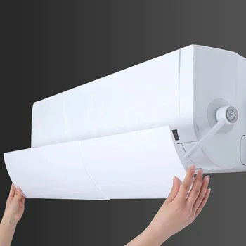 

Air Conditioner Cover Windshield Air Conditioning Baffle Shield Wind Guide Month Straight Anti-wind Shield