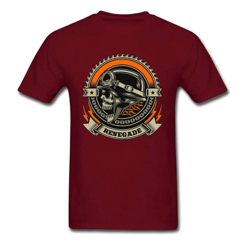 Tops Tees Vintage-Motorcycle T-Shirt Summer/Autumn Funky Design Short Sleeve Pure Cotton Crewneck Male T-shirts Design Vintage-Motorcycle maroon