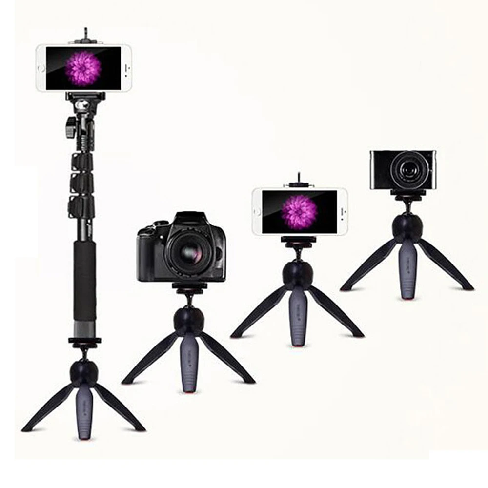 

YUNTENG 1288 Extendable Selfie Monopod With Bluetooth Remote+228 Mini Tripod Phone clip