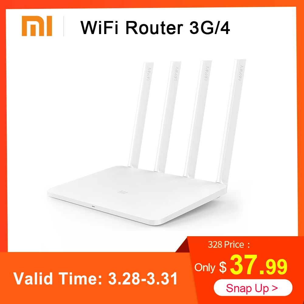 Xiaomi mi WiFi Router inalámbrico 3G/4 867 Mbps WiFi repetidor de 4 1167 Mbps 2,4G/5 GHz Dual 128 MB banda Flash ROM Control de APP - 1