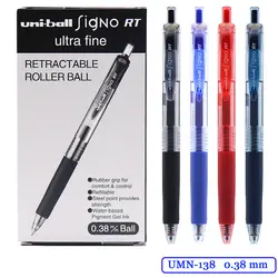 Mitsubishi Uni-ball Signo RT мм 0,38 UMN-138 мм гелевая ручка черный/синий/красный/темно-синий/светло-синий/фиолетовый Студент Письменные принадлежности