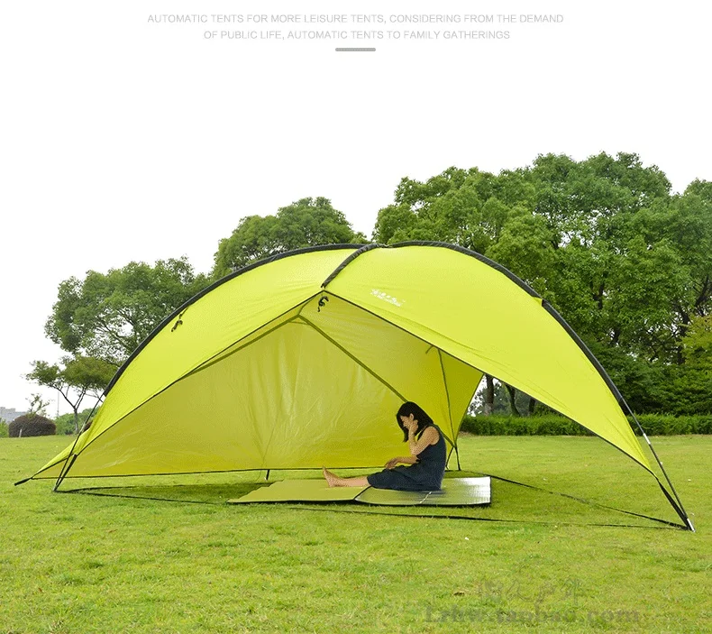 الشمس المأوى الأشعة فوق البنفسجية مع أقطاب للماء بجودة عالية كما السعر المنخفض/رخيصة الستارة خيمة للشاطئ ظلة شاطئ القنب العريشة التخييم نزه...