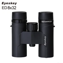 Eyeskey ED 8x32 Кемпинг путешествия Туризм бинокулярный прицел наблюдения за птицами Водонепроницаемый ночного видения телескоп Telescopio Verrekijker