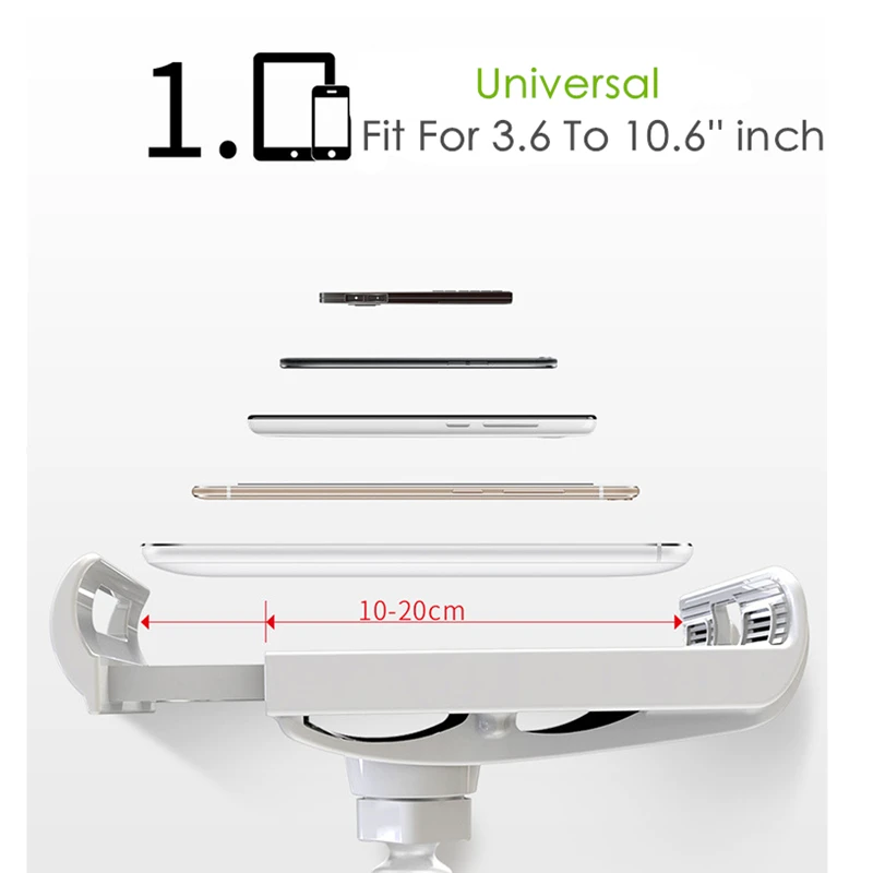  YNMIWEI Mobile Phone Holder 130cm Long Arm Bed/Desktop Clip Bracket For iPad Desk Tablet Stands Sup