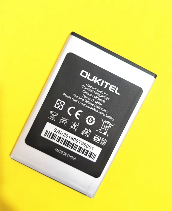 AZK 1 шт. Oukitel K4000 Pro батарея высокого качества 4600 мАч батарея для Oukitel K4000 Pro смартфон