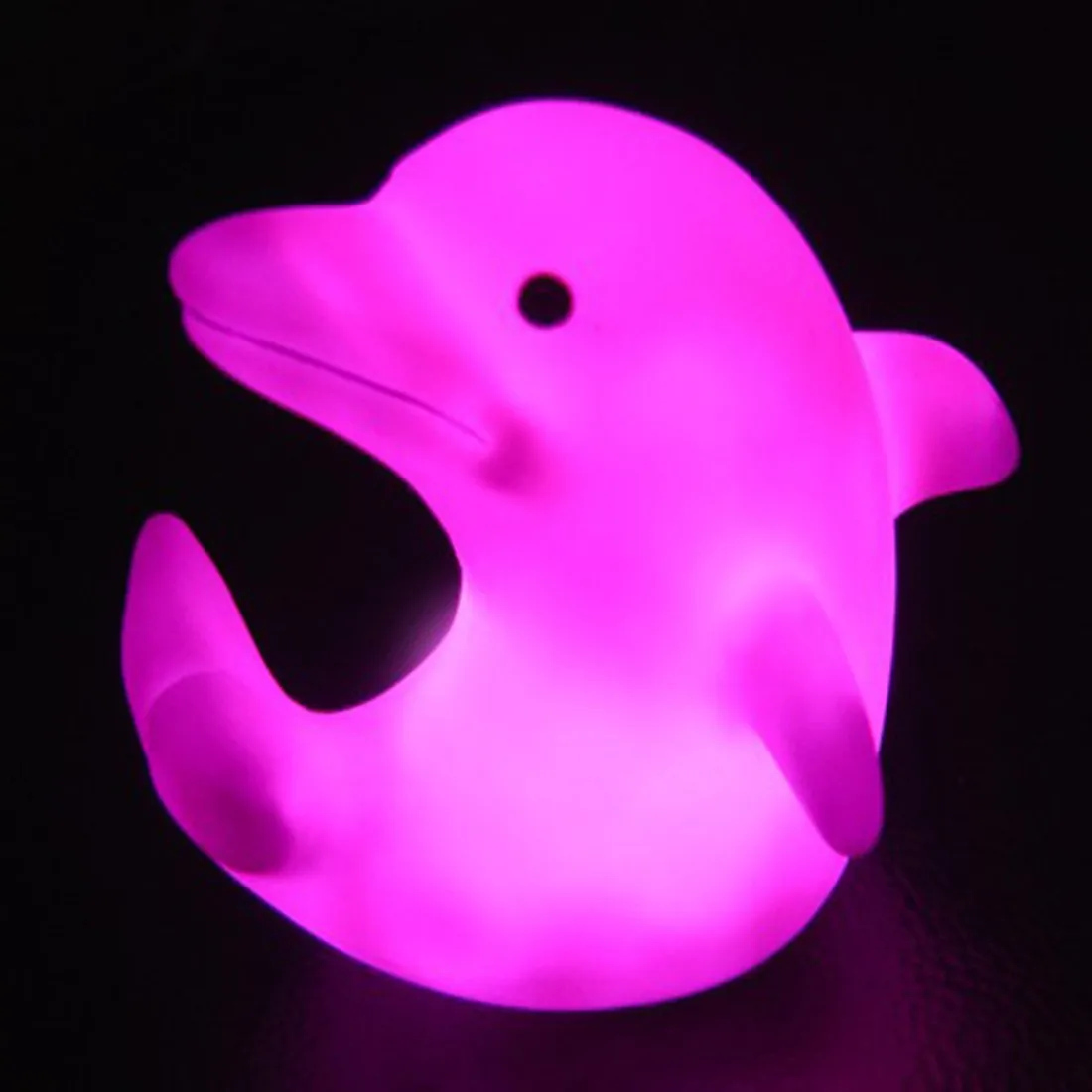 

Household Beautiful Night Light Changing LED Sleep Dolphin Decoration Lamp Party Gift Free Shipping