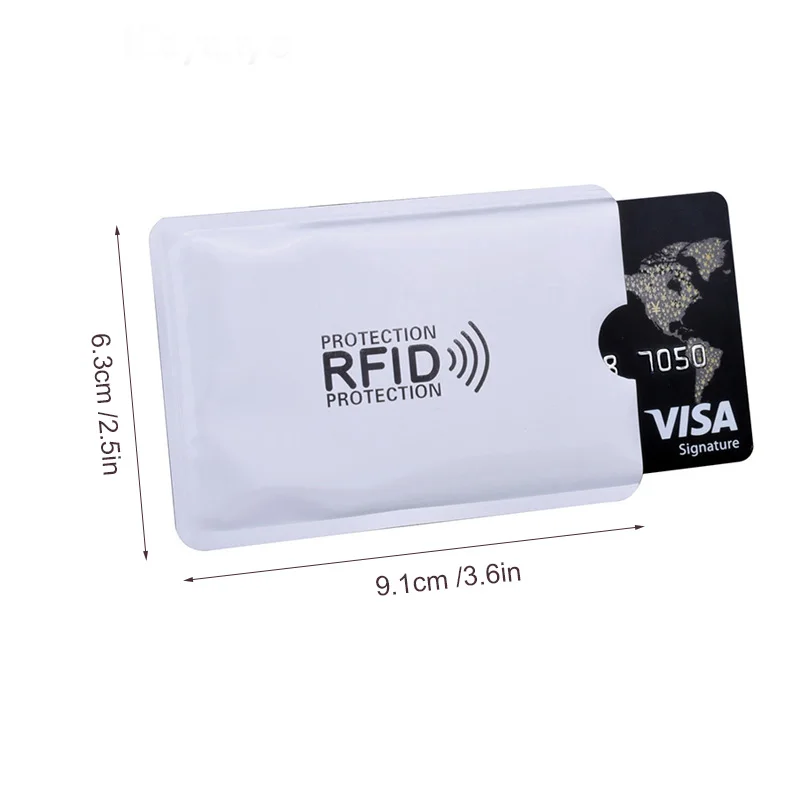 Алюминиевый чехол для защиты карт от пиратства Rfid NFC/RFID блокирующий считыватель