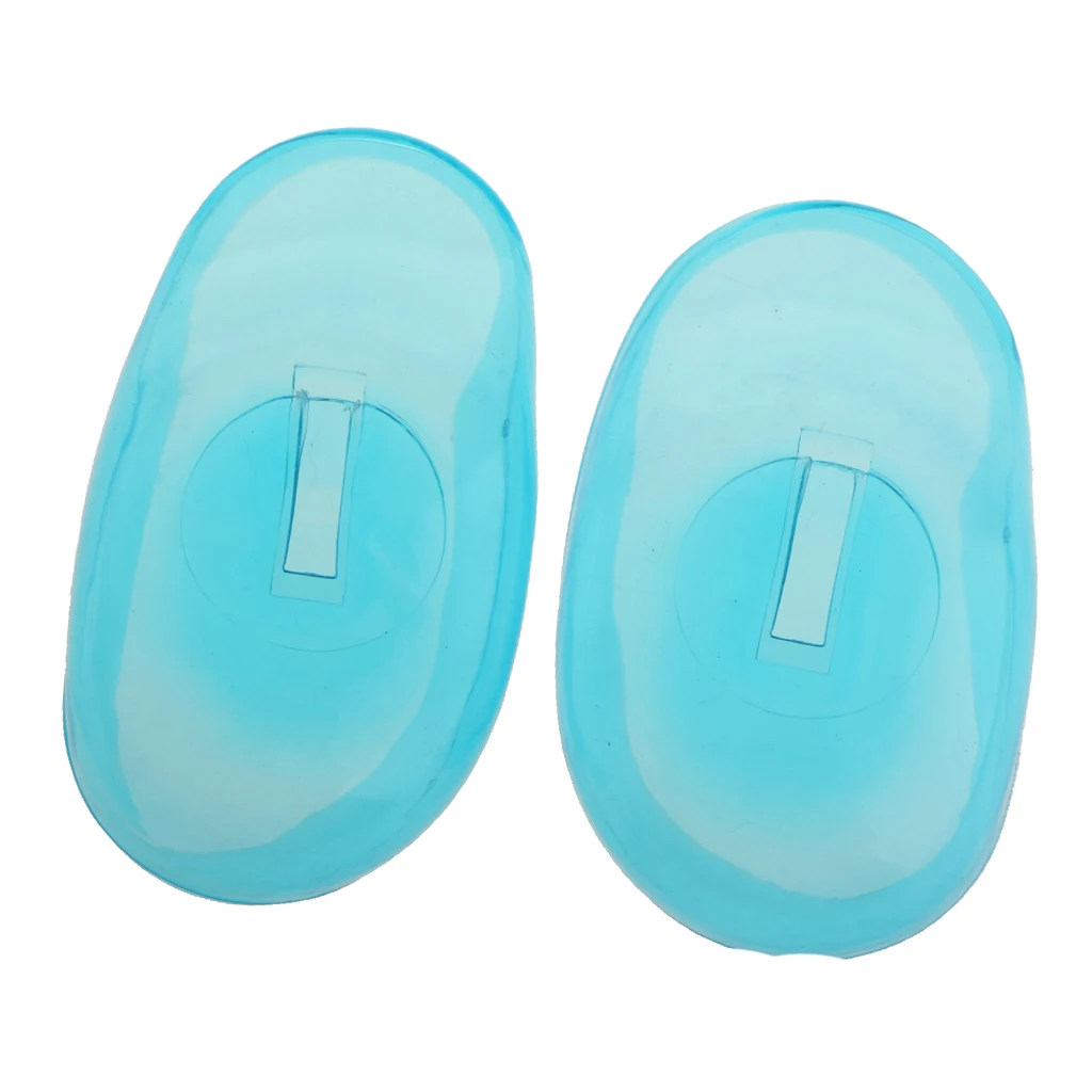 Hot Sales 2Pcs Plastic Ear Cover Hair Dye Shield Salon Color Showering Protection High quality 