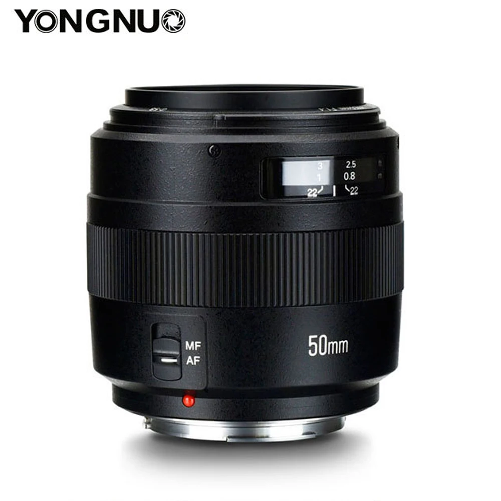 Оригинальный YN50mm объектив F1.4 F1.4N E стандартный основной с большой апертурой