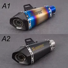 36-51 мм Универсальный мотоцикл выхлопной модифицированный для akrapovic выхлопной глушитель для Z900 MT09 KTM390 CBR R6 FZ8 R25