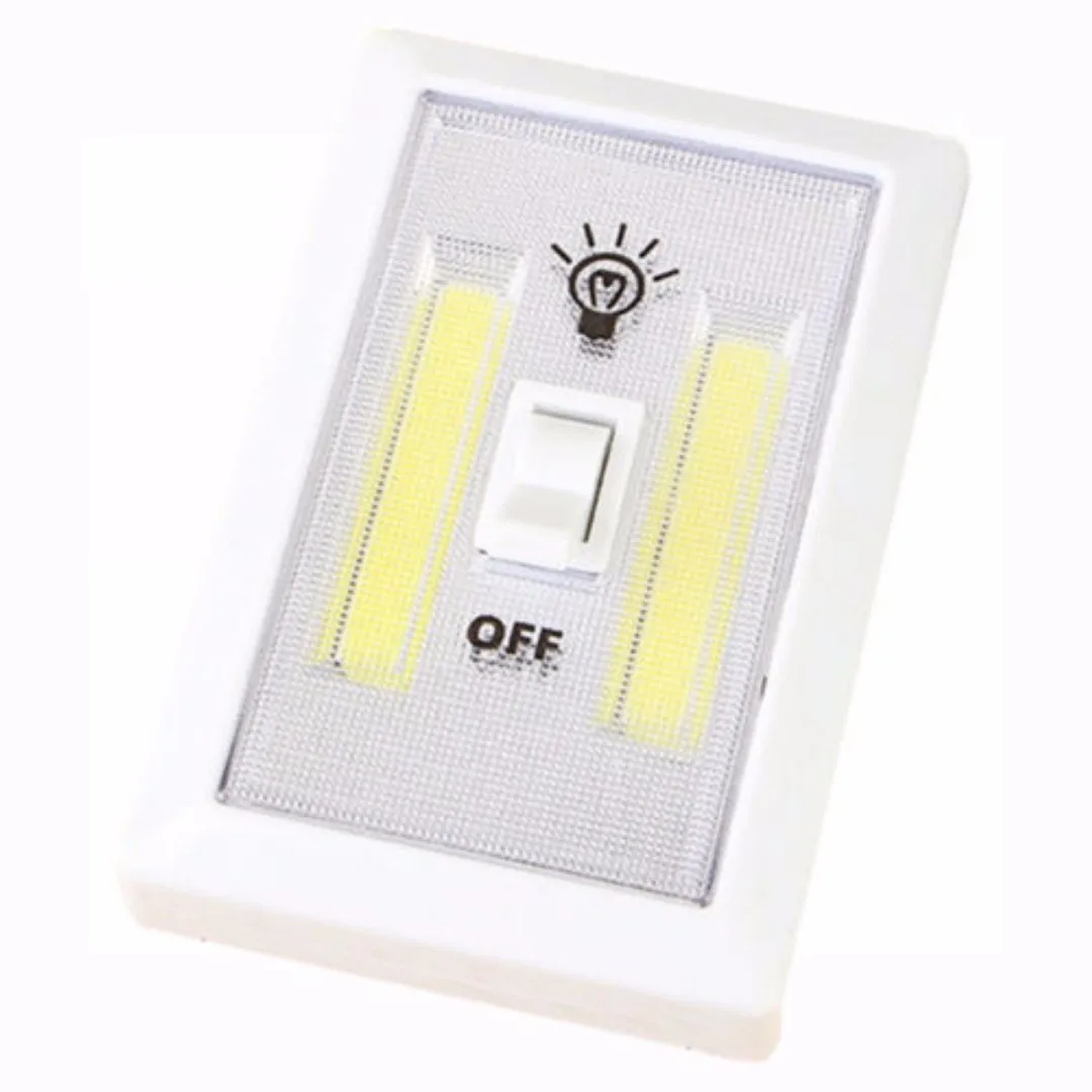 1set 3W COB LED Wireless Wall Switch Closet Cordless Night Light Battery Operated 2019 New