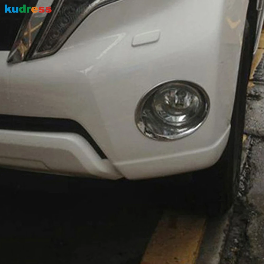 Для Toyota Land Cruiser Prado J150 J 150 2014 2015 хром ABS передняя противотуманная фара крышка