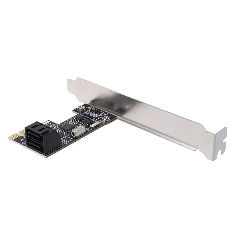 PCI Express 2 порта SATA 3,0 карта 6 Гбит/с PCI-E диск PCIe SSD адаптер низкий кронштейн компьютерные компоненты IPFS HDD плата для майнинга