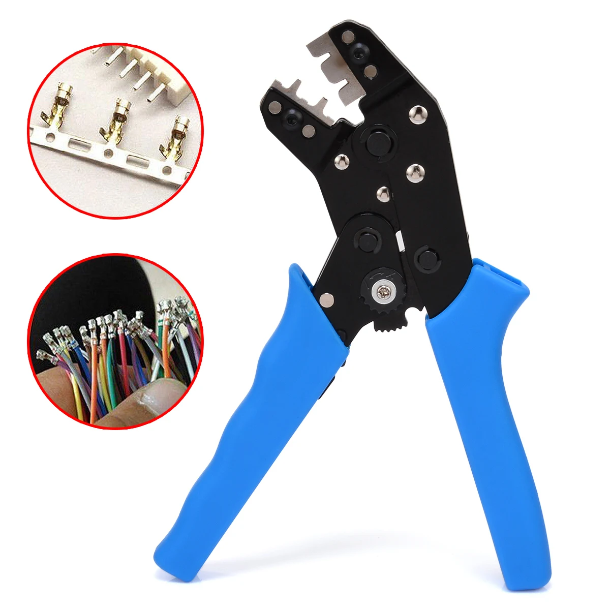 1Pcs Steel Crimper Pliers SN01BM Terminal Crimping Tool 195x57mm Practical For Dupont PH2.0 XH2.54 KF2510 AMG28-20 JST