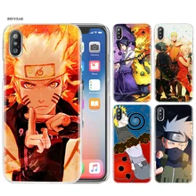 BinYeae Sasuke Наруто Оболочка Чехол прозрачный Жесткий ПК для iPhone XS Max XR 7 8 6 6s Plus X 5 5S SE 5C 4 4s Coque Fundas