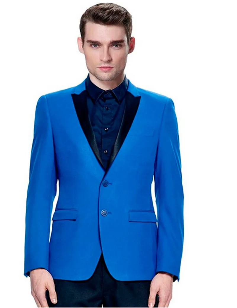 

Fashion Wedding Tuxedos Pink 2 Piece Groom Suits Mens Groomsmen Slim Fit Best Man Prom Celebrity Suit (Jacket +Pant)