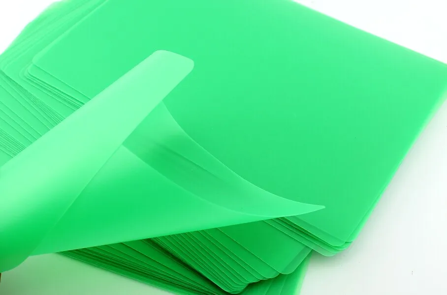 10 Sheets Size 21*30cm Matte Translucent Color PVC Acetate Sheets Plastic Binding Cover With Round Corner Thickness 0.3mm -