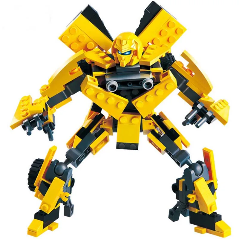 Robot Car Building Blocks 2in1 Assembled Models Bricks Educational Transformation Toys