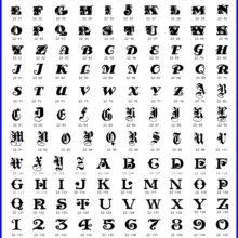 unit22 160 дизайн буквы Золотой Феникс временные трафареты для тату-машины Книга для аэрографа краски спрей компрессор комплект