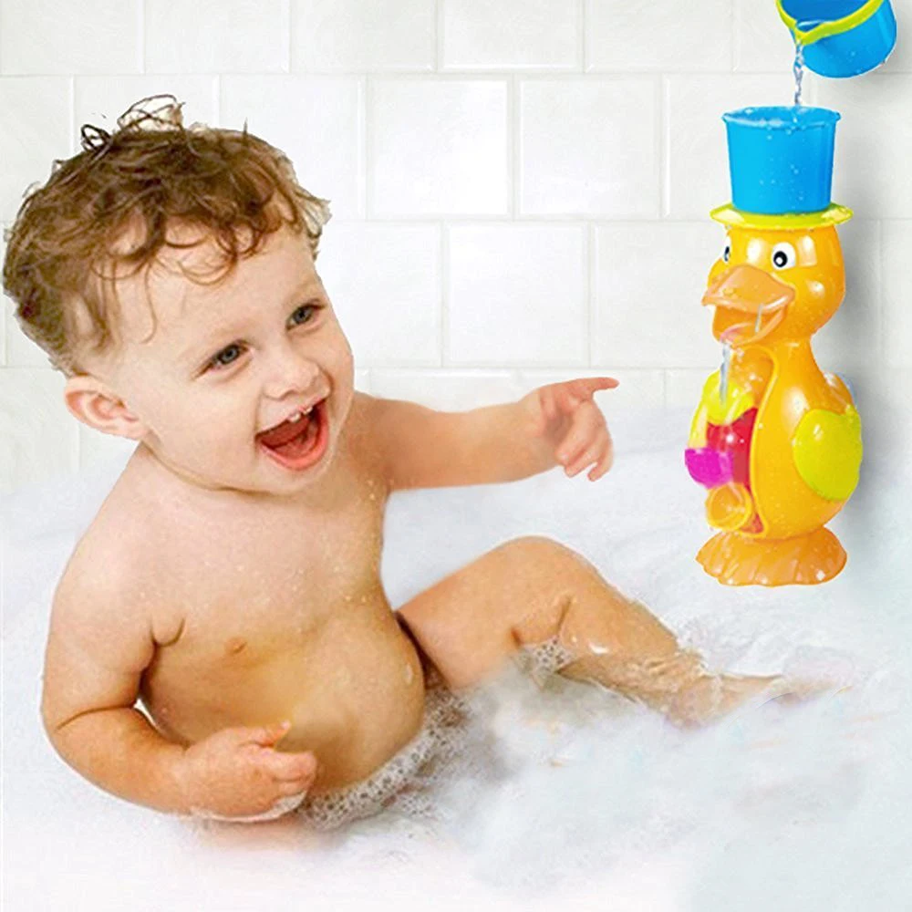 Большой утенок для ванны игрушка для малышей/детей в возрасте от 1 до 6 лет обучающая игрушка для ванной для девочек и мальчиков