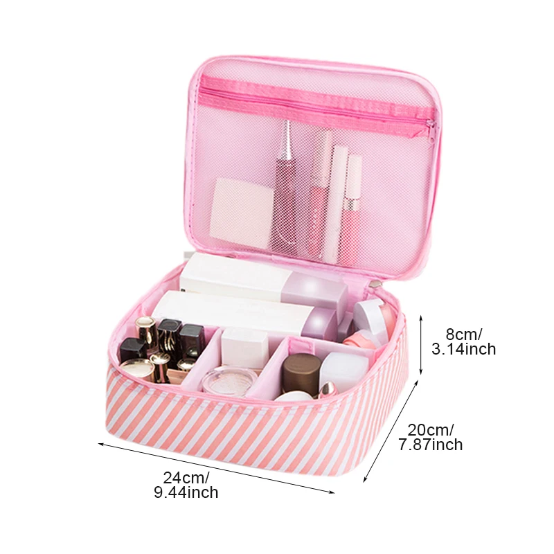 ميهوك متعدد الألوان نمط أزياء المحمولة مستحضرات التجميل حقيبة المرأة السفر التخزين اللازمة صغيرة البنود المنظم اكسسوارات توريد