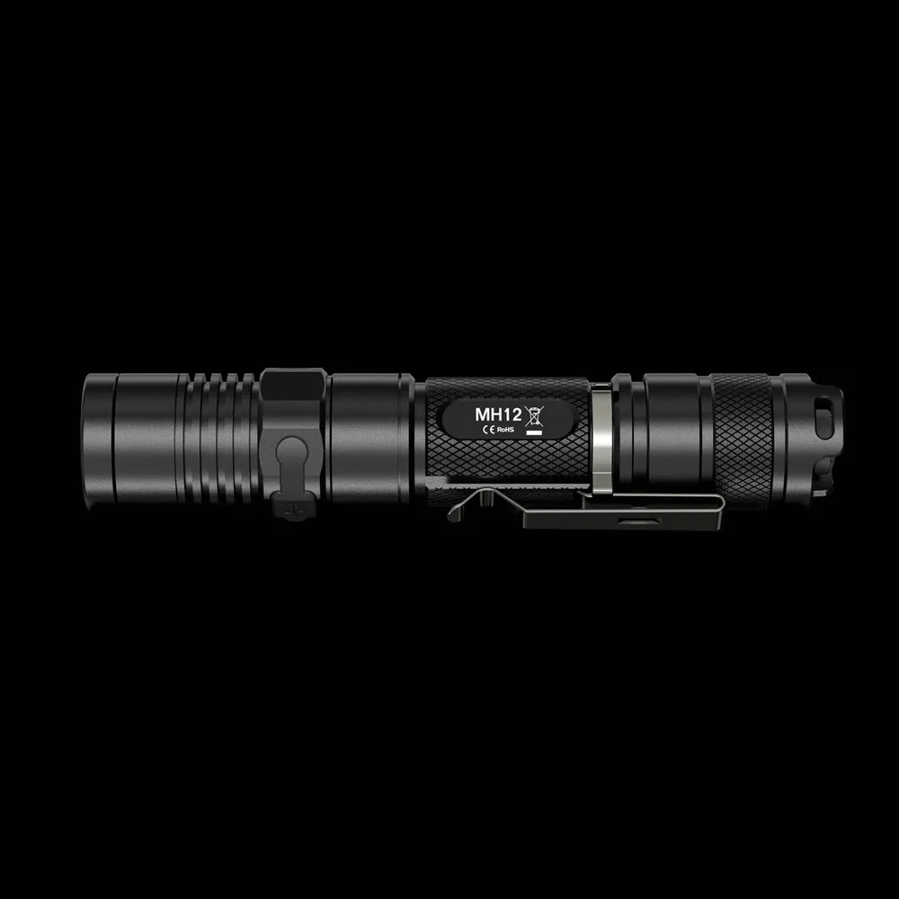 Nitecore MH12 тактический фонарь Cree XM L2 1000 Люмен USB зарядка поиск поход ручной свет|hand
