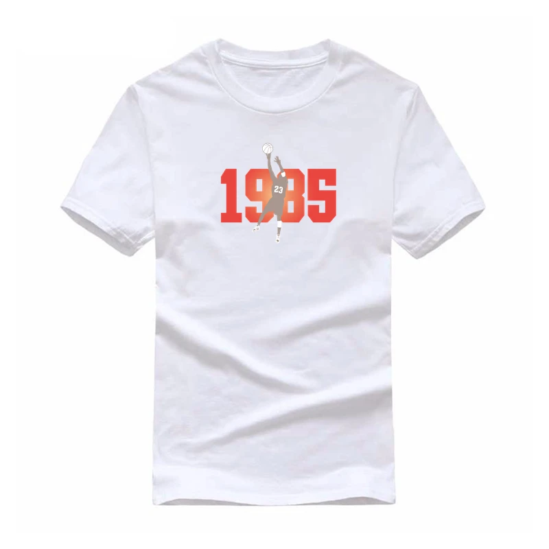 

2019 New Creative Jordan Printing Wild Men T shirt Fashion Business Casual Large Size High Quality Short Sleeve Mens T shirt